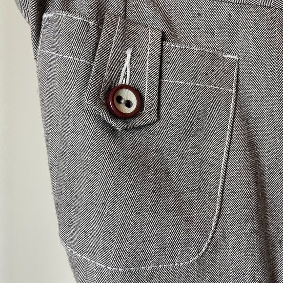 Vintage Bebe "Semi Sweet Chocolate" Pant Suit w/LS Fitted Jacket | Size 4 - Picture 9 of 10